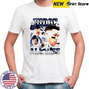 Aaron Judge New York baseball signature no 99 retro shirt