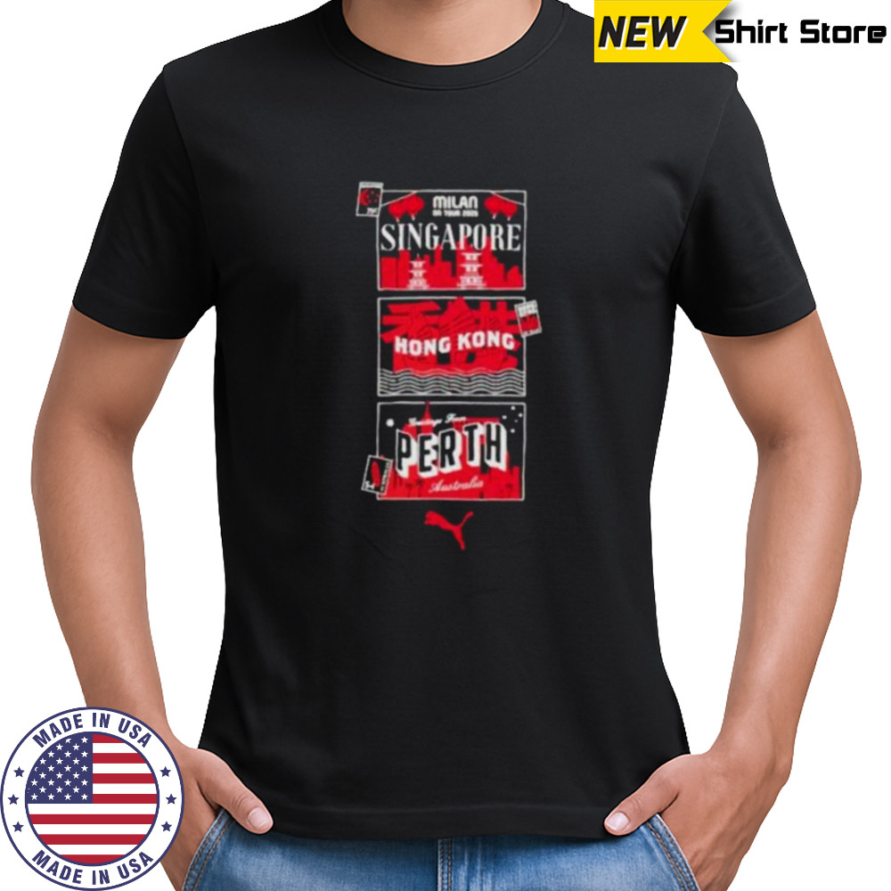 AC Milan Tour 2025 Puma shirts