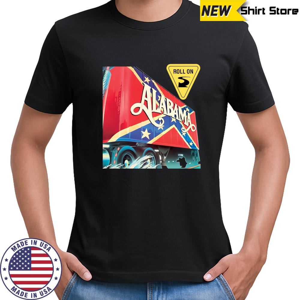 Alabama Band Roll On British Flag T-Shirt