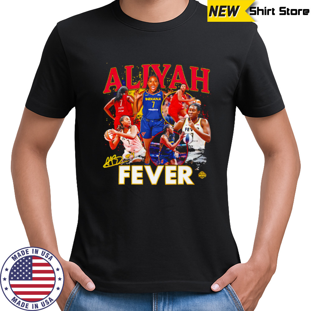 Aliyah Boston Indiana Fever WNBA All-Star signature shirt