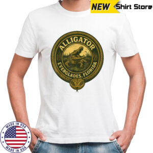 Alligator Florida Everglades Funny Design T Shirt
