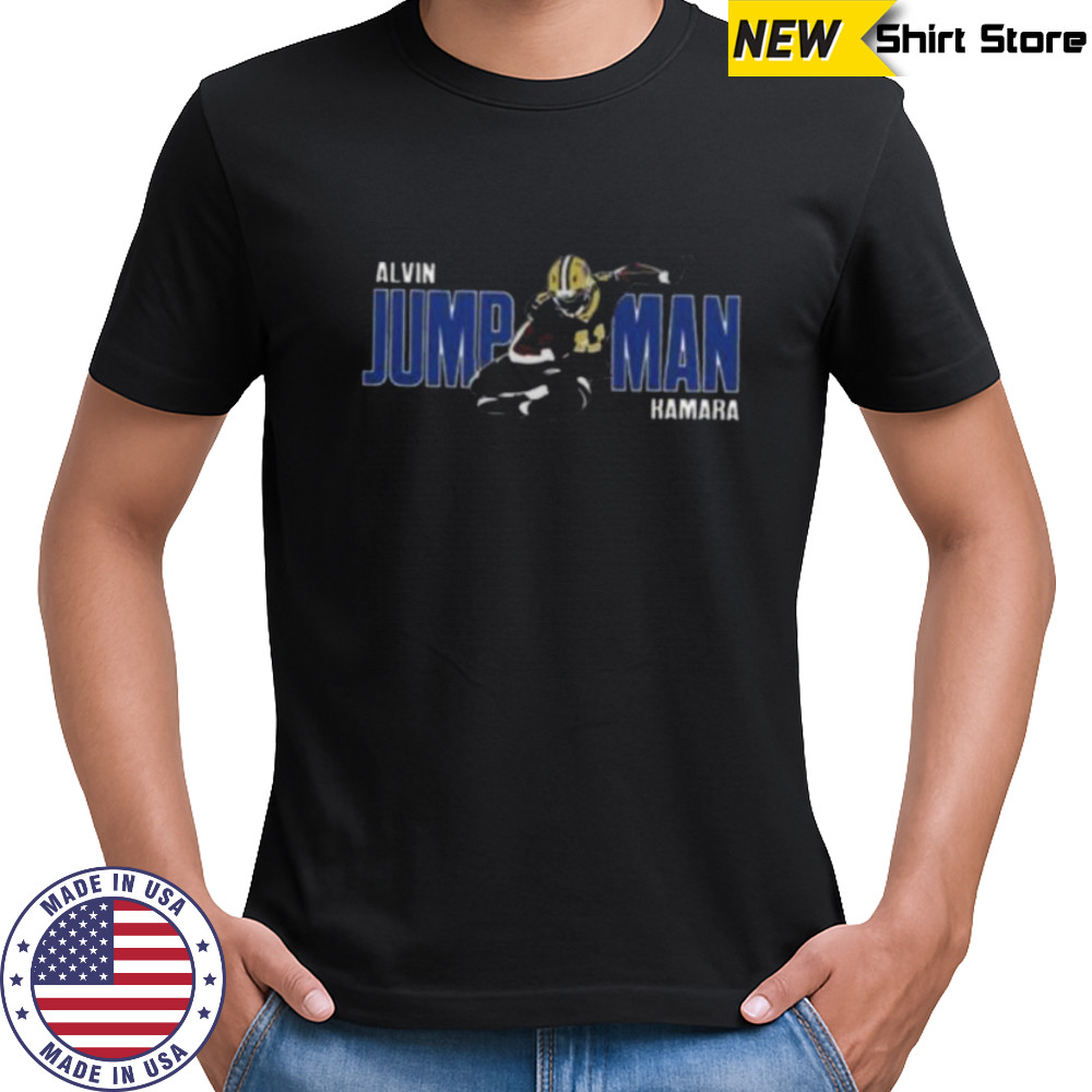 Alvin Kamara Jump Man 41 New Orleans Saints Shirt