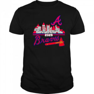 Atlanta Braves 2025 skyline name shirt