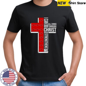 Awesome Arkansas Razorbacks I can do all things through Christ who strengthens me shirt