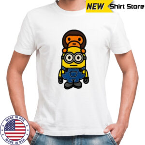 BAPE monkey x Minions shirt