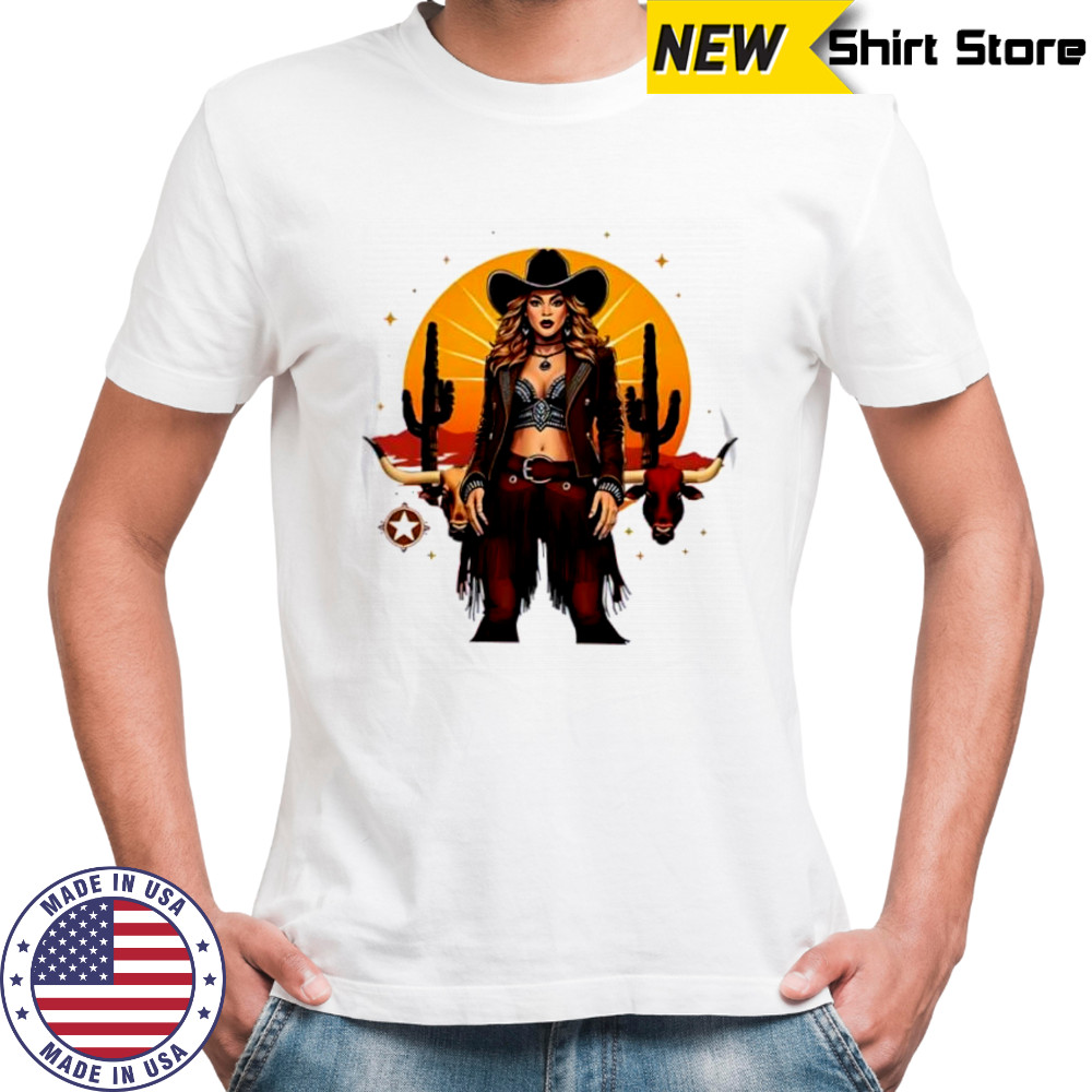 Beyoncé Cowboy Carter Tour H-Town Western Graphic shirt
