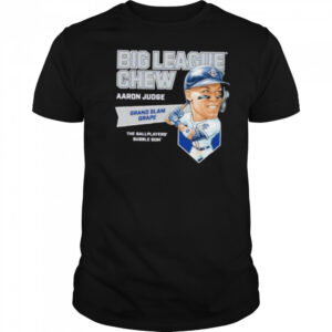 Big League Chew Aaron Judge Grand Slam Grape The Ballplayers Bubble Gum shirt