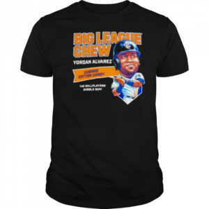 Big League Chew Yordan Alvarez Cosmos Cotton Candy The Ballplayers Bubble Gum shirt
