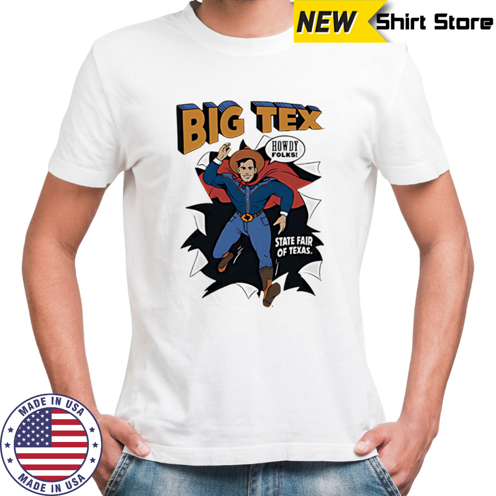 Big Tex Superhero shirt