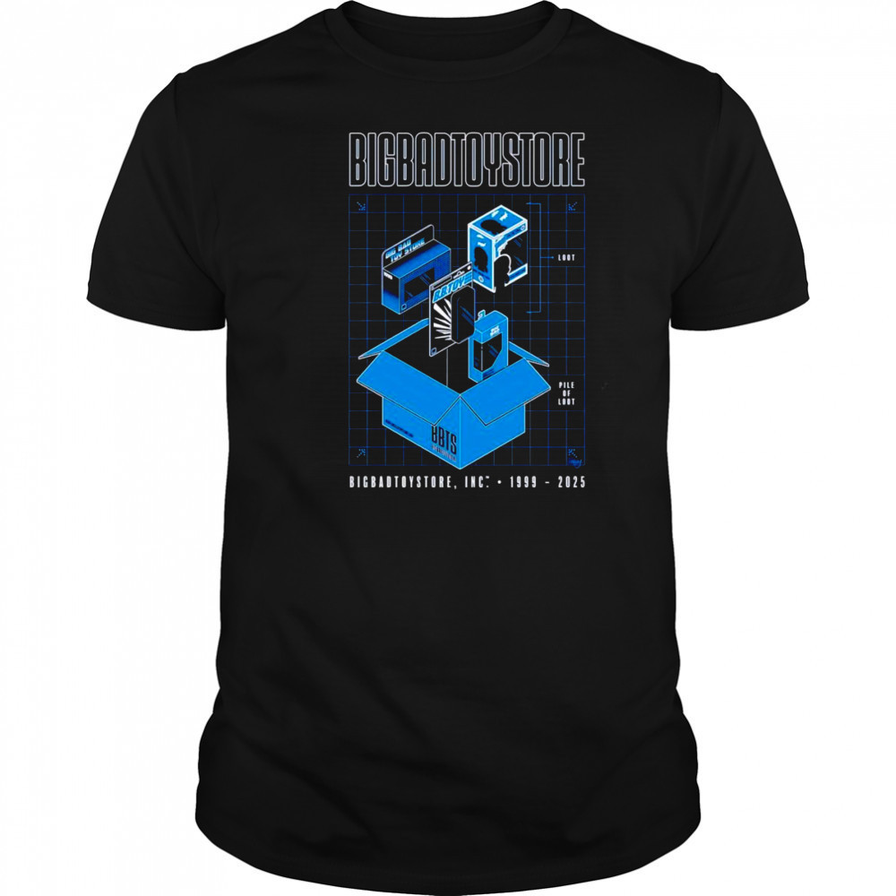 BigBadToyStore Pile of Loot Blueprint shirt