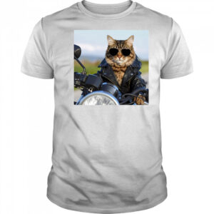 Biker Cat shirt