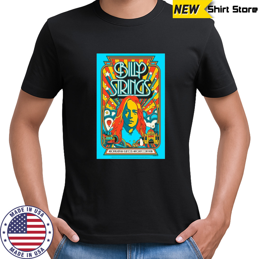 Billy Strings On July 15 2025 Margaret Court Arena Show Poster Shirt