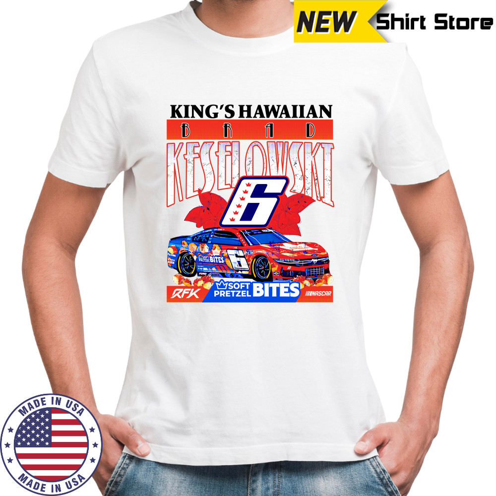 Brad Keselowski King's Hawaiian Soft Pretzel Bites Car T-Shirt