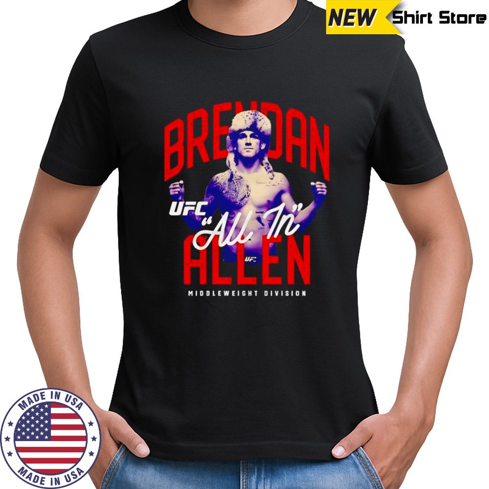 Brendan Allen retro bitmap shirt