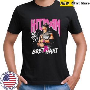 Bret Hart Hitman Signature shirt