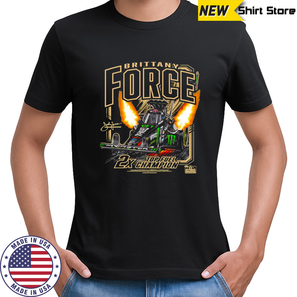 Brittany Force Miltary 2x shirt