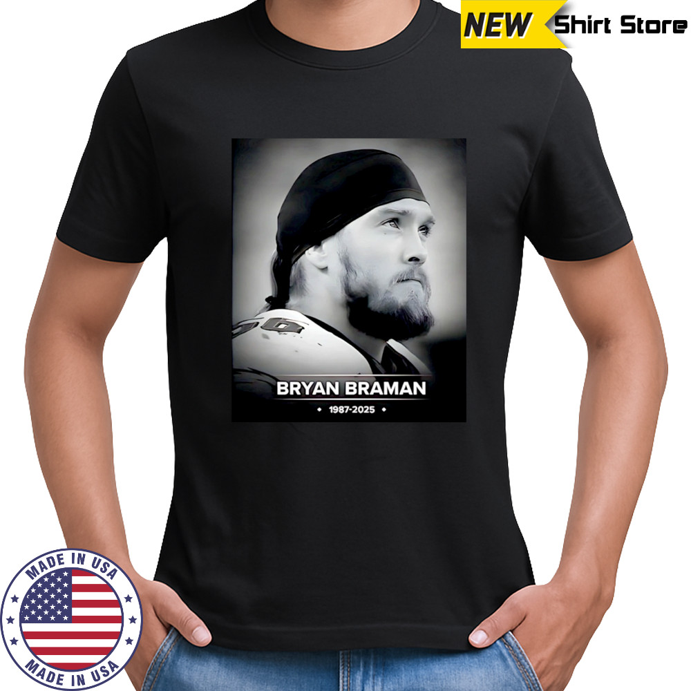 Bryan Braman 1987 2025 in Memory shirt
