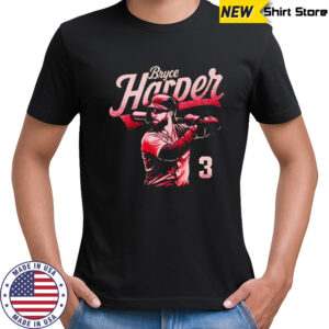 Bryce Harper number 3 Philadelphia Bitmap Retro shirt
