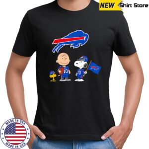 Buffalo Bills Charlie Brown Snoopy Woodstock Peanuts shirt
