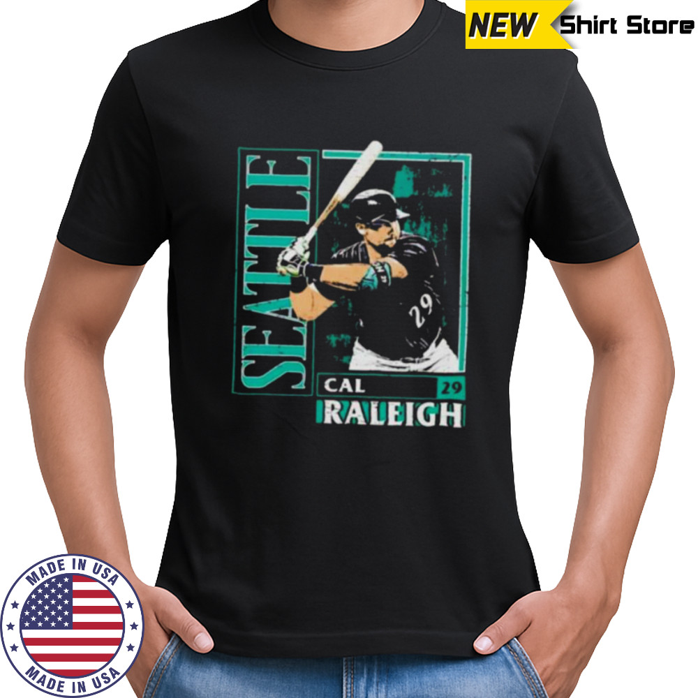 Cal Raleigh card style Seattle Mariners Shirt