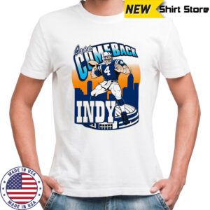 Captain Comeback Jim Harbaugh Indy football shirt