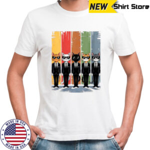 Cats Parody Cat Lineup Cat Lover Vintage Feline Humor Shirt