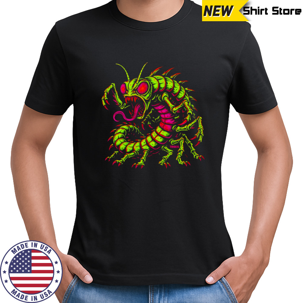 Centipede graphic shirt