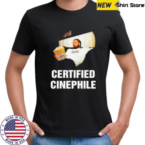 Certified Cinephile Drake popcorn shirt