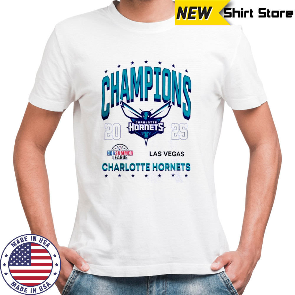 Charlotte Hornets 2025 NBA Las Vegas Summer League Champions T Shirt