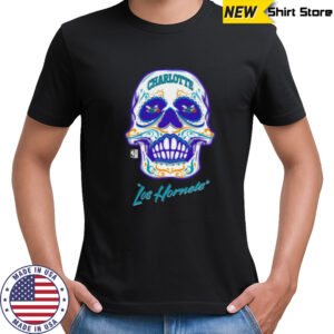 Charlotte Hornets Mitchell & Ness Hardwood Classics Sugar Skull Hometown Shirt