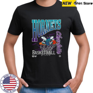 Charlotte Hornets Mitchell & Ness NBA Basketed Vintage Shirt