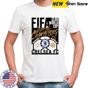 Chelsea Sportiqe 2025 FIFA Club World Cup Champions T-Shirt