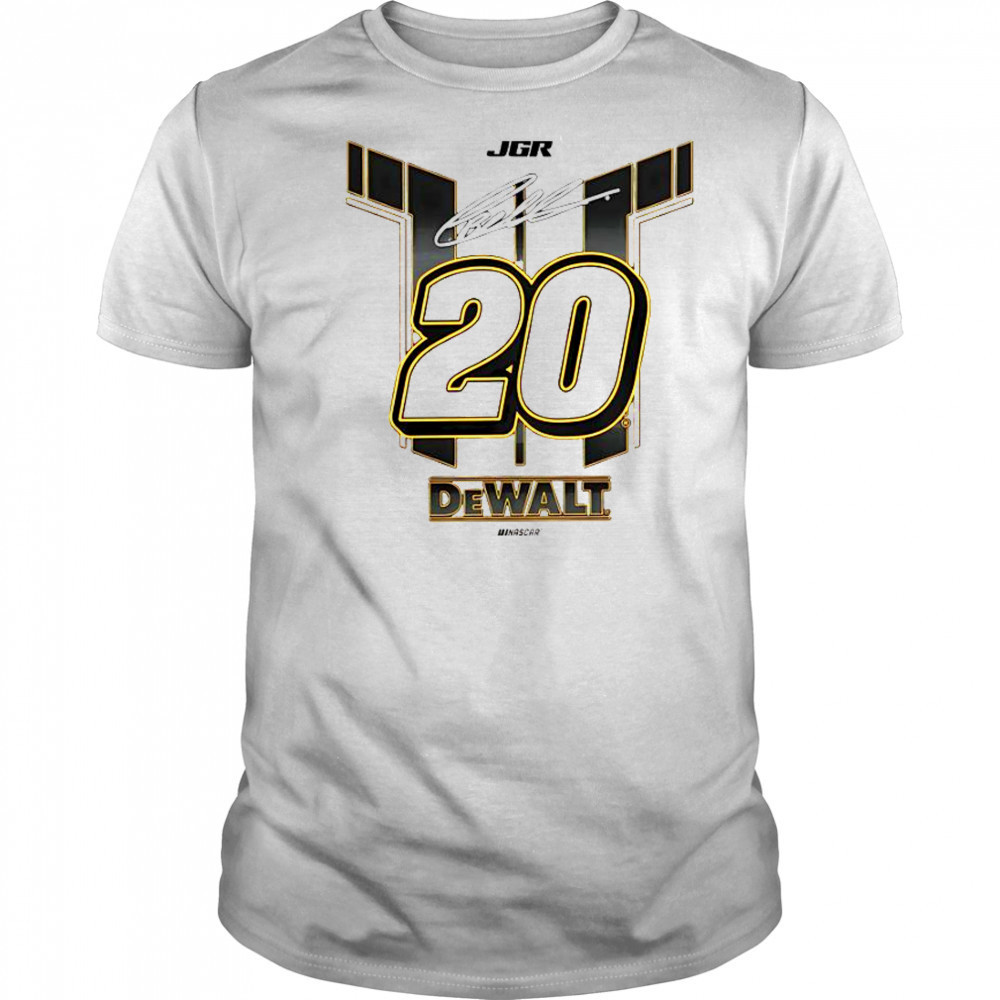 Christopher Bell #20 Dewalt Joe Gibbs Racing Team Signature T-Shirt