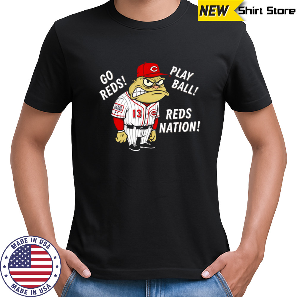 Cincinnati Reds Frog go reds play ball reds nation shirt