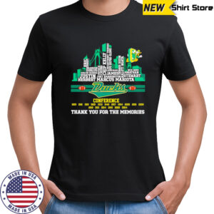 City skyline Ducks Conference thank you for the memories shirt