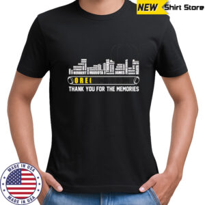 City skyline Oregon Ducks thank you for the memories shirt