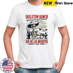Classic Mexican Granjero DíA De Los Muertos Cowboy Shirt