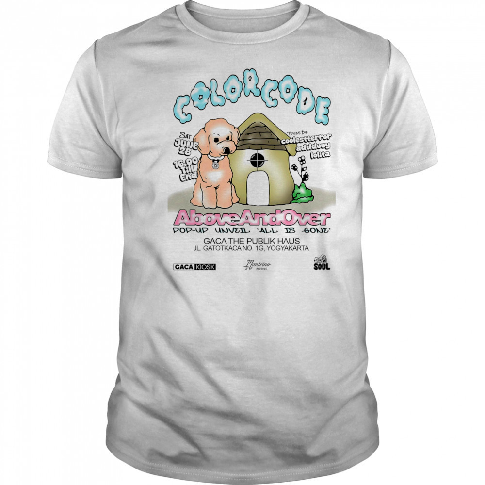 Color Code above and over shirt