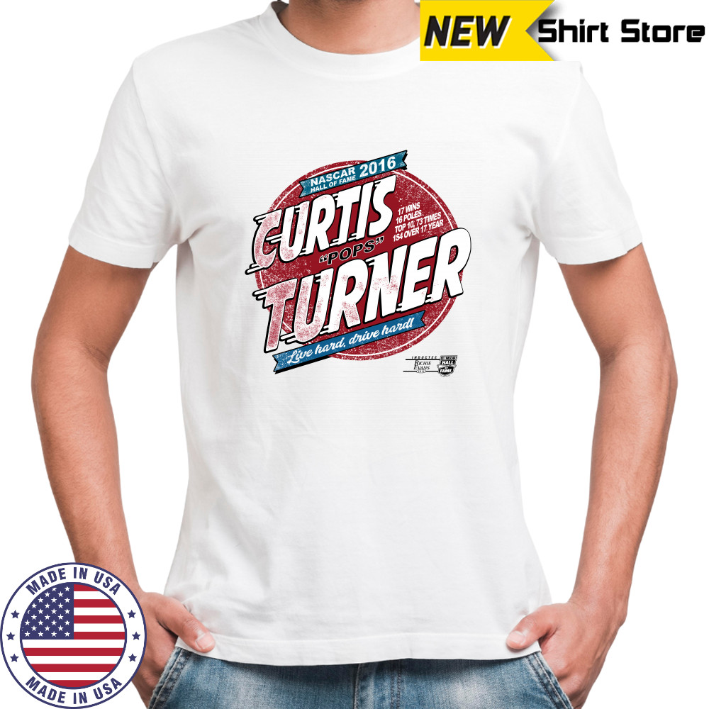 Curtis Turner NASCAR Hall of Fame shirt