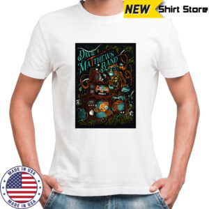 Dave Matthews Band Poster 2023 Wilmington, NC Tour Limited Poster shirt
