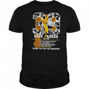 Dave Parker #39 Pittsburgh Pirates 1951 2025 thank you for the memories signature shirt