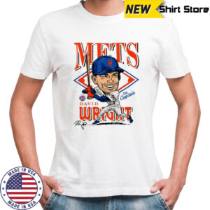 David Wright New York Mets the Captain Caricature signature shirt