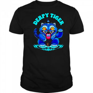 Derpy Blue Tiger KPop Demon Hunters shirt