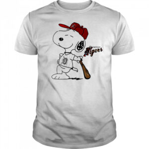 Detroit Tigers Collab Snoopy 2025 Baseball shirt
