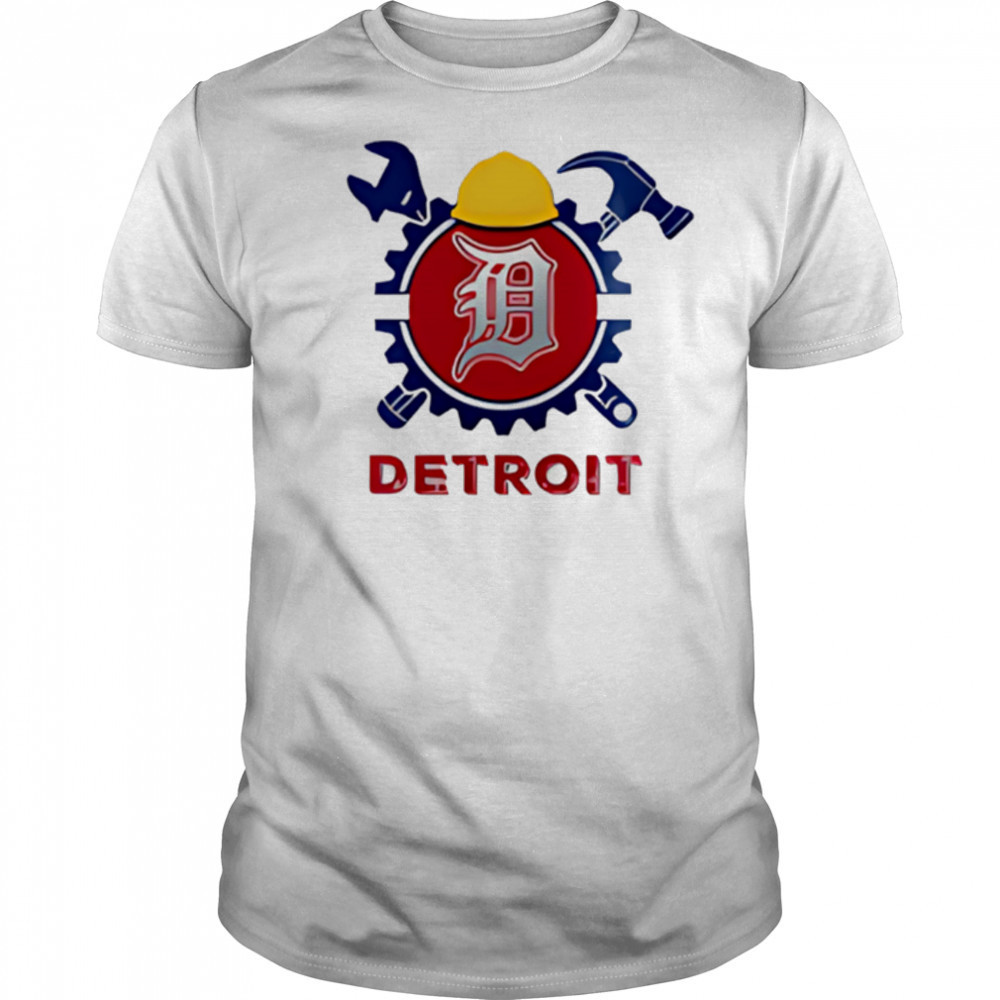 Detroit Tigers Happy Labor Day USA Baseball shirt