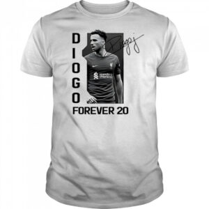 Diogo Jota Forever 20 The Heart Still Beats At Anfield 2025 shirt