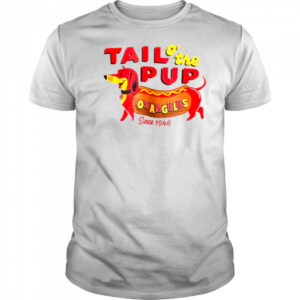 Djo wearing Tail o’ the Pup T-Shirt
