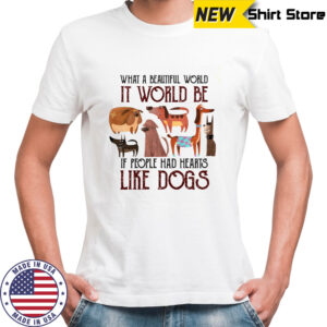 Dog Lover T-Shirt with Heartwarming Quote Animal Kindness Graphic Tee