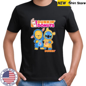 Dunkin’ pooh and stitch friends shirt
