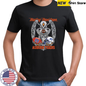 Eagle Harley Davidson Auburn Tigers Shirt